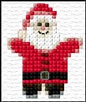 Santa free cross-stitch pattern