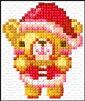 Christmas Card free cross-stitch pattern