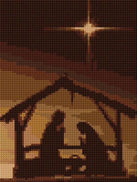 Nativity free cross-stitch pattern