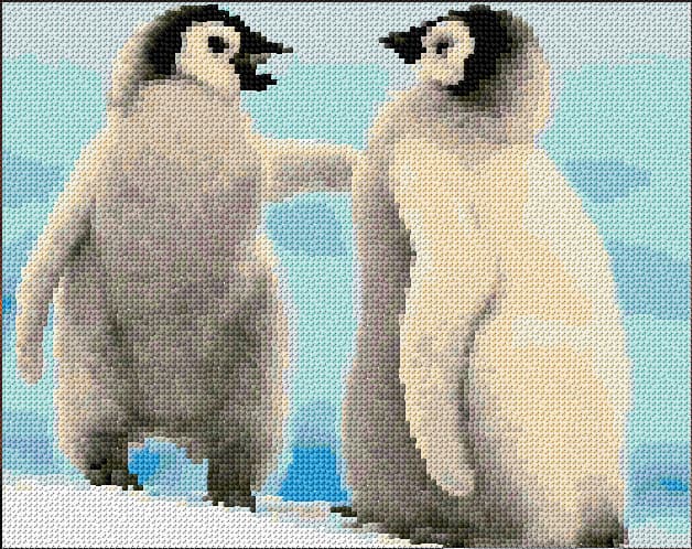 Conversation free cross-stitch pattern