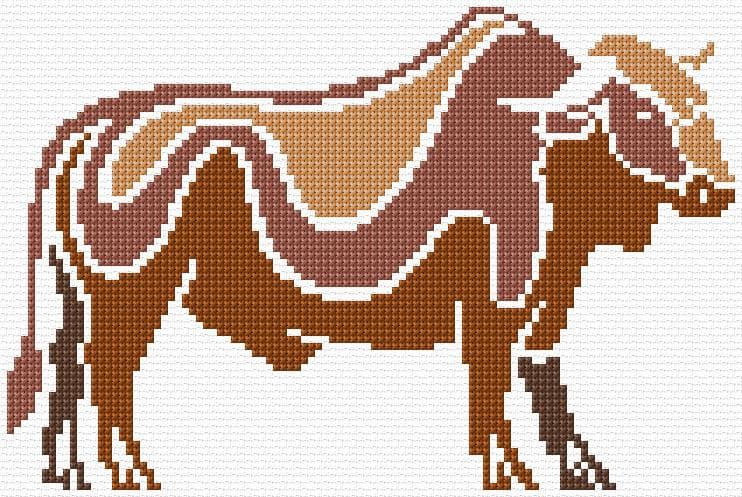 Bull free cross-stitch pattern