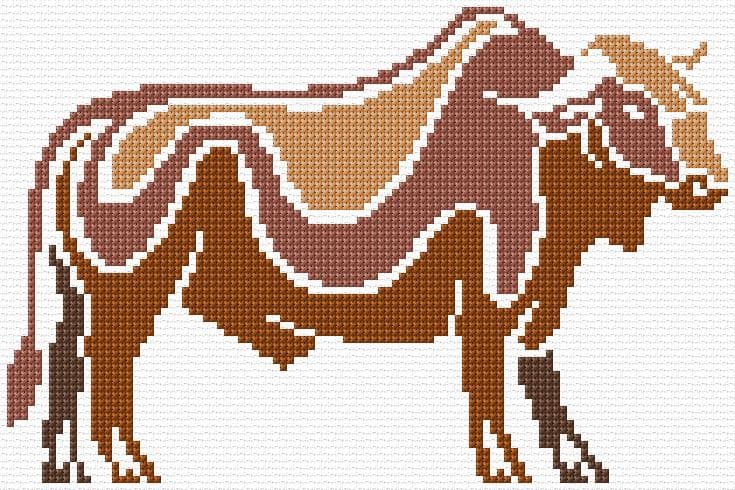 Bull free cross-stitch pattern
