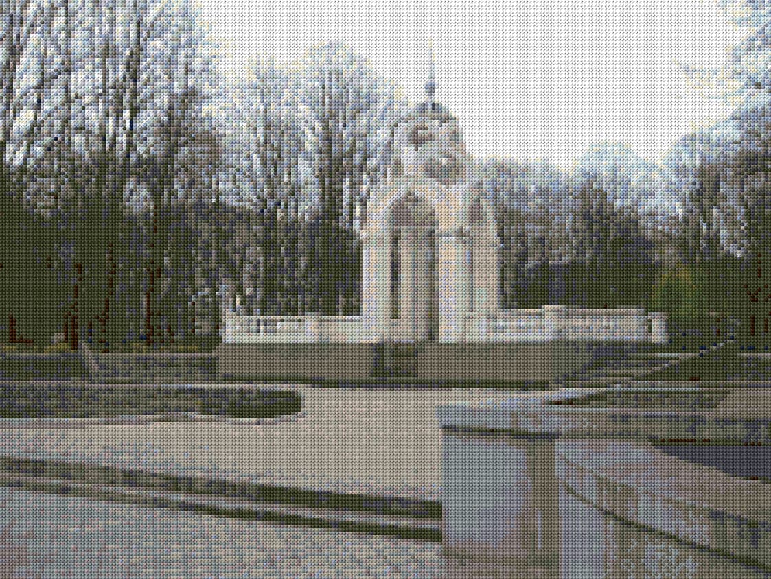 City View free cross-stitch pattern