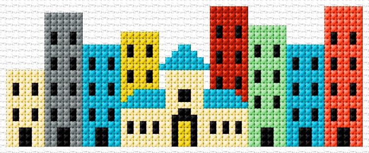 City free cross-stitch pattern