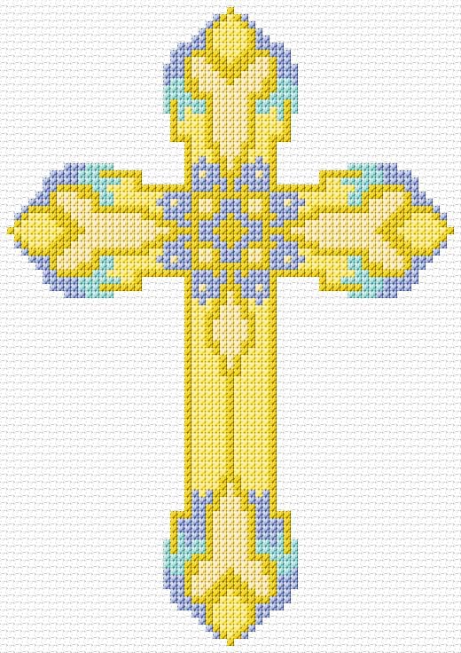 Cross free cross-stitch pattern