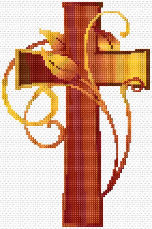 Cross free cross-stitch pattern