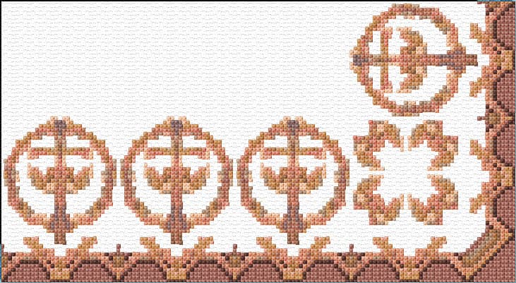 Altar Cloth Border free cross-stitch pattern