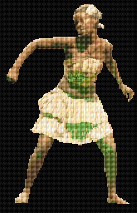 African Dance 1 free cross-stitch pattern