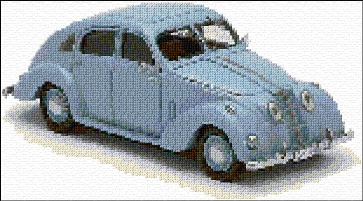 Adler free cross-stitch pattern