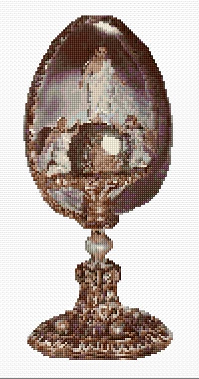 Tzar Nicolay Faberge Egg free cross-stitch pattern