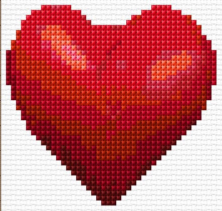 My Love free cross-stitch pattern