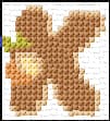 K free cross-stitch pattern