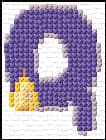 Q free cross-stitch pattern