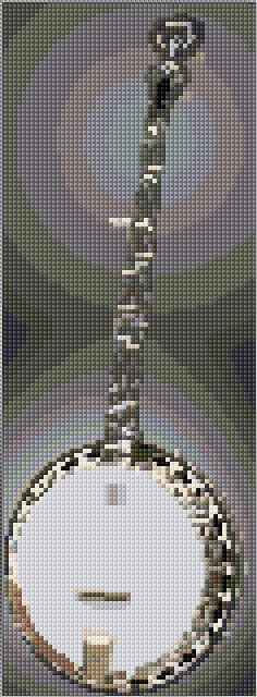 Banjo free cross-stitch pattern