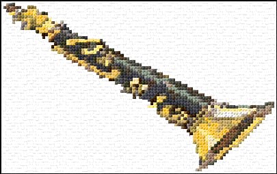 Clarinet free cross-stitch pattern
