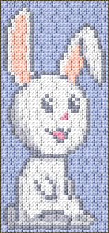 Funny Bunny free cross-stitch pattern