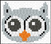 Owl free cross-stitch pattern