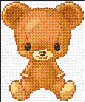 Taddy free cross-stitch pattern