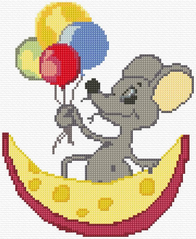 Mouse free cross-stitch pattern