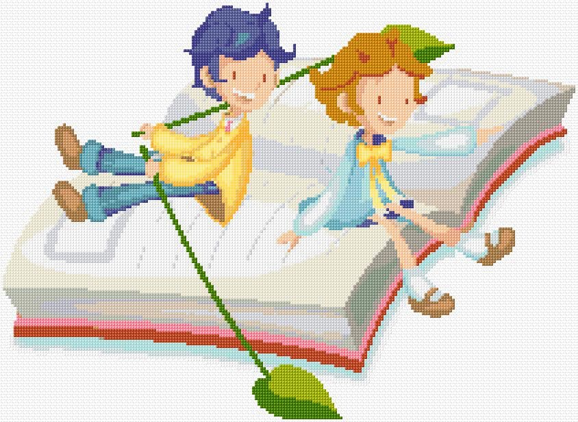 Learning free cross-stitch pattern