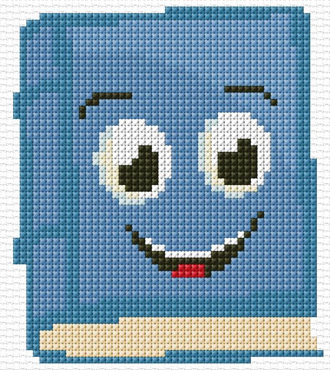 Book free cross-stitch pattern