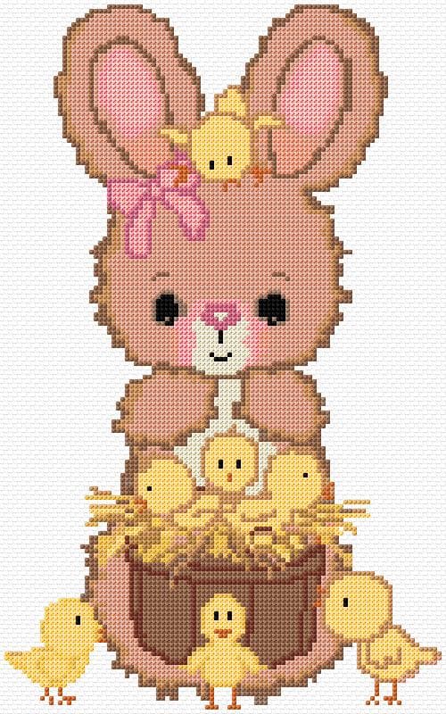 Friends free cross-stitch pattern