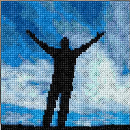 Forgiveness free cross-stitch pattern