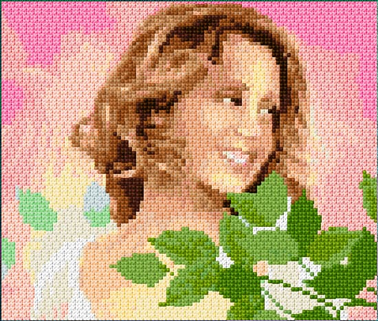 Spring free cross-stitch pattern