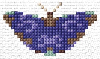 Butterfly 3 free cross-stitch pattern