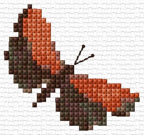 Butterfly 8 free cross-stitch pattern