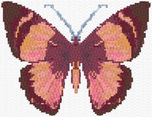 Butterfly 9 free cross-stitch pattern
