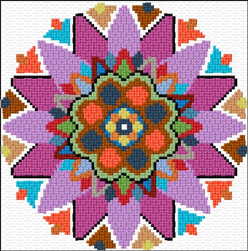 Ornament free cross-stitch pattern