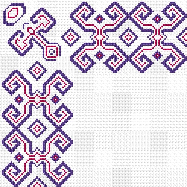 Ornament free cross-stitch pattern