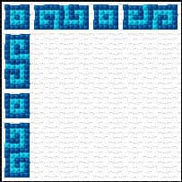 Geometric Border free cross-stitch pattern