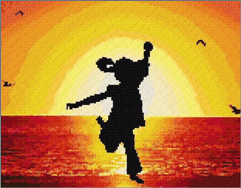 Freedom free cross-stitch pattern