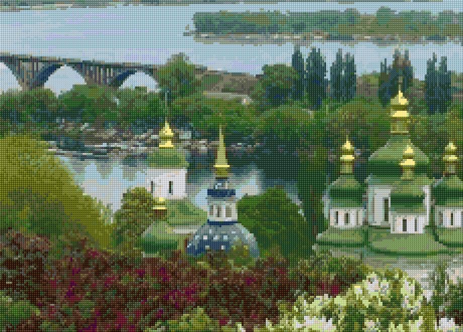 Kiev free cross-stitch pattern