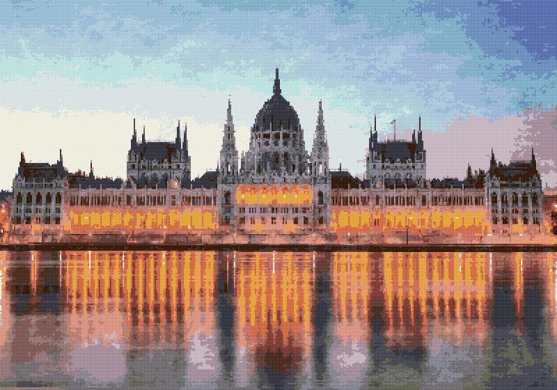 Parlament free cross-stitch pattern