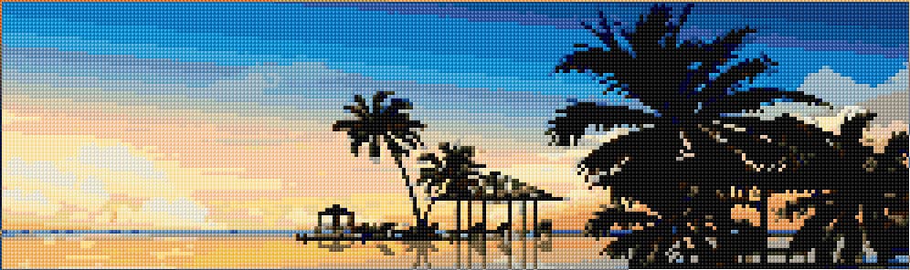 Quiet Place free cross-stitch pattern