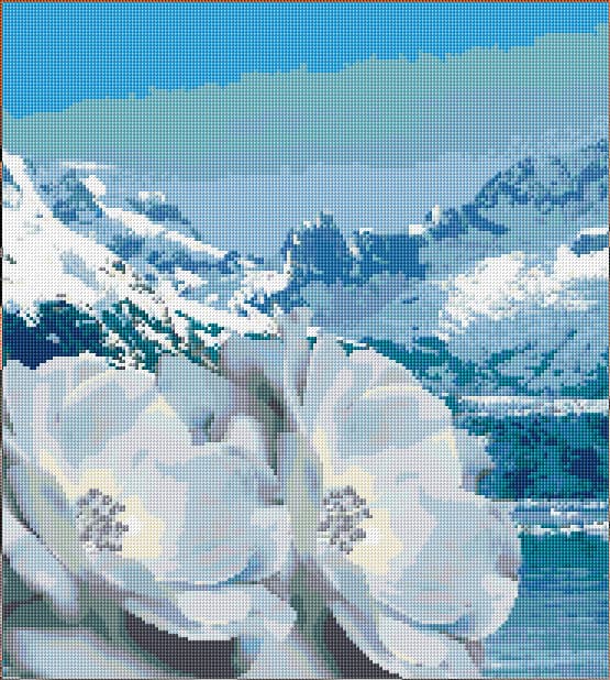 Blue Dream free cross-stitch pattern