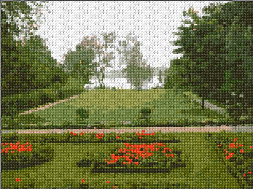 Wannsee free cross-stitch pattern