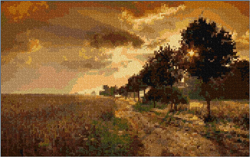 Fieldroad free cross-stitch pattern