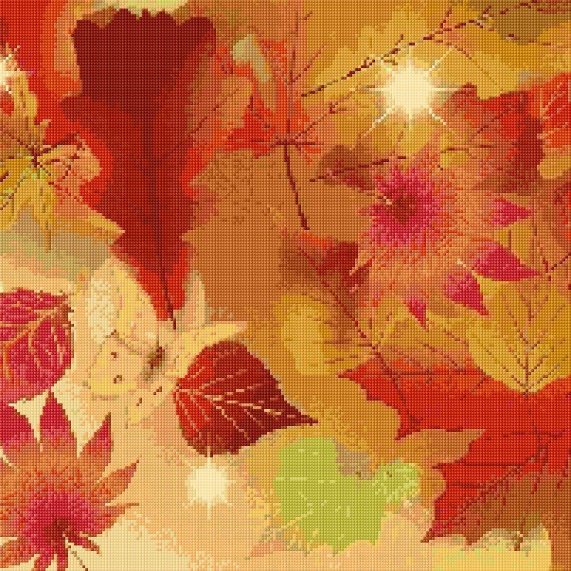 Autumn free cross-stitch pattern