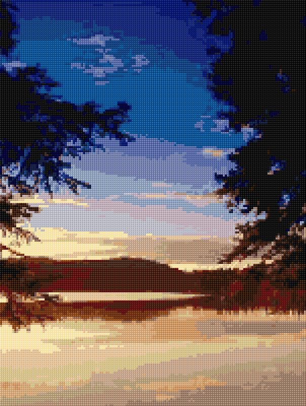 Peace free cross-stitch pattern