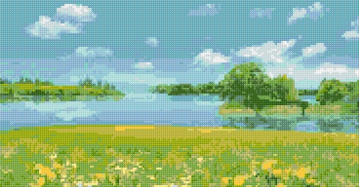 Peace free cross-stitch pattern