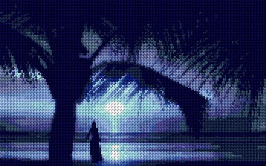 Dream free cross-stitch pattern