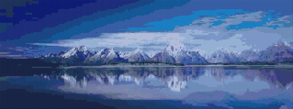Coldness free cross-stitch pattern