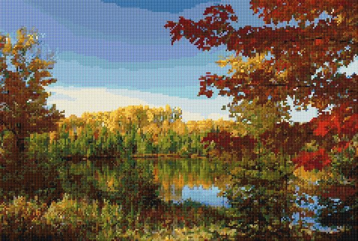 Autumn free cross-stitch pattern