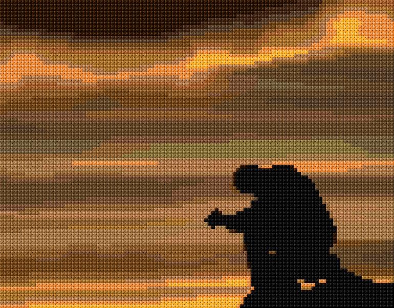 Envy free cross-stitch pattern