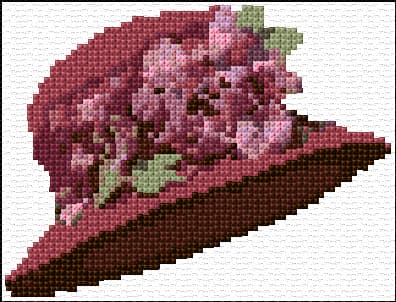 Red Hat free cross-stitch pattern