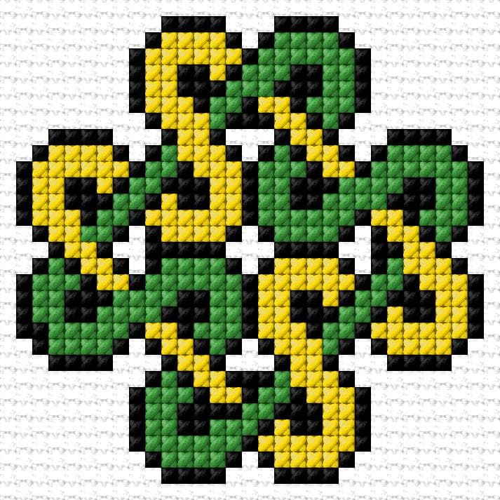 Celtic Knot free cross-stitch pattern